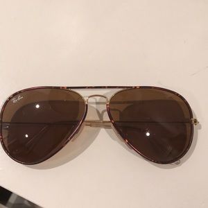 Tortoise Shell Ray Ban Aviator Sunglasses